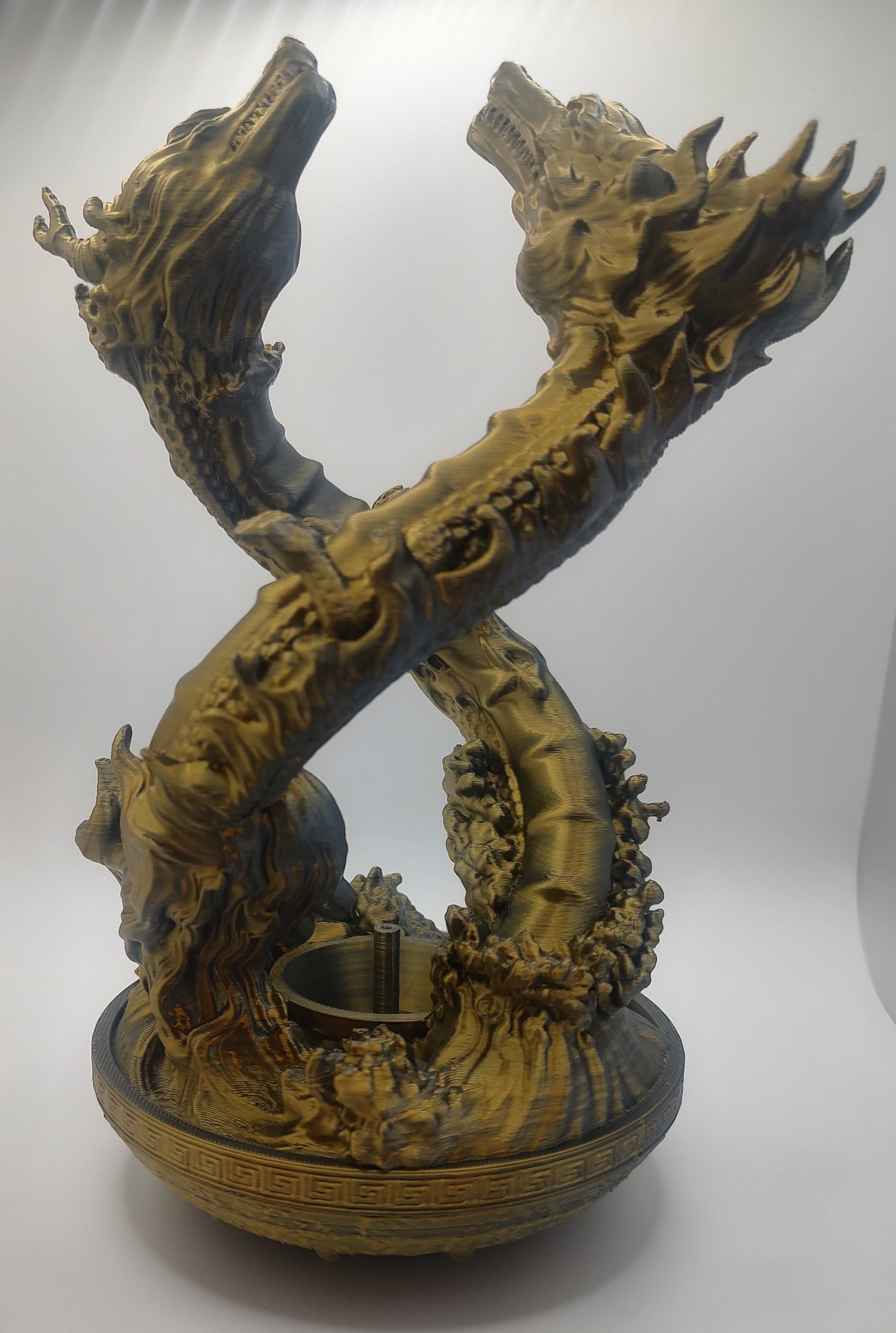 DANCING DRAGONS INCENSE HOLDER