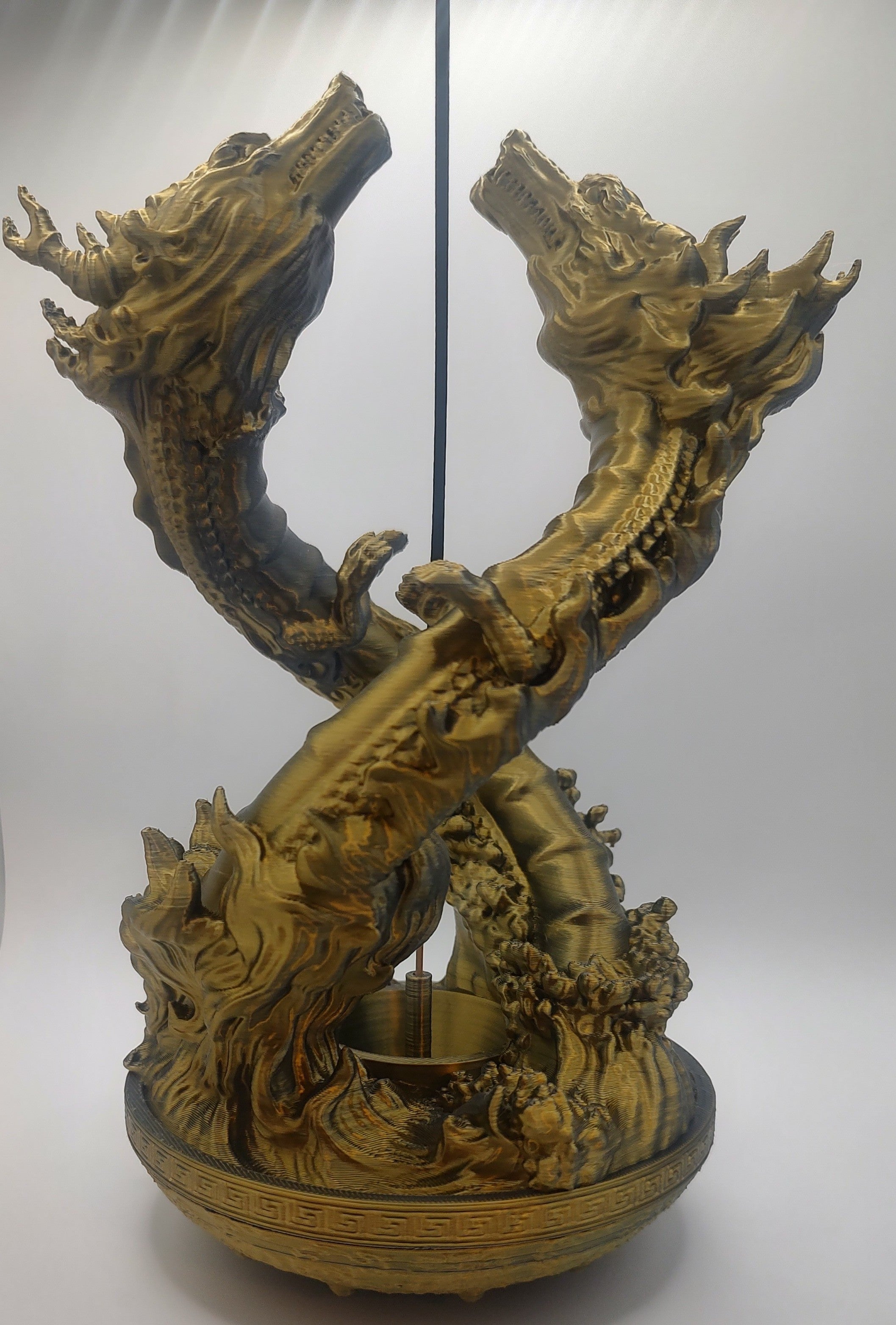 DANCING DRAGONS INCENSE HOLDER